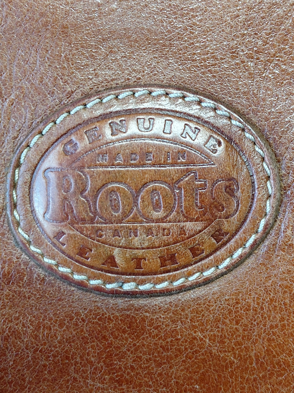 Roots Brown Leather Villager Tribe Crossbody Bag Satchel Brown Made In Canadá - Picture 3 of 15